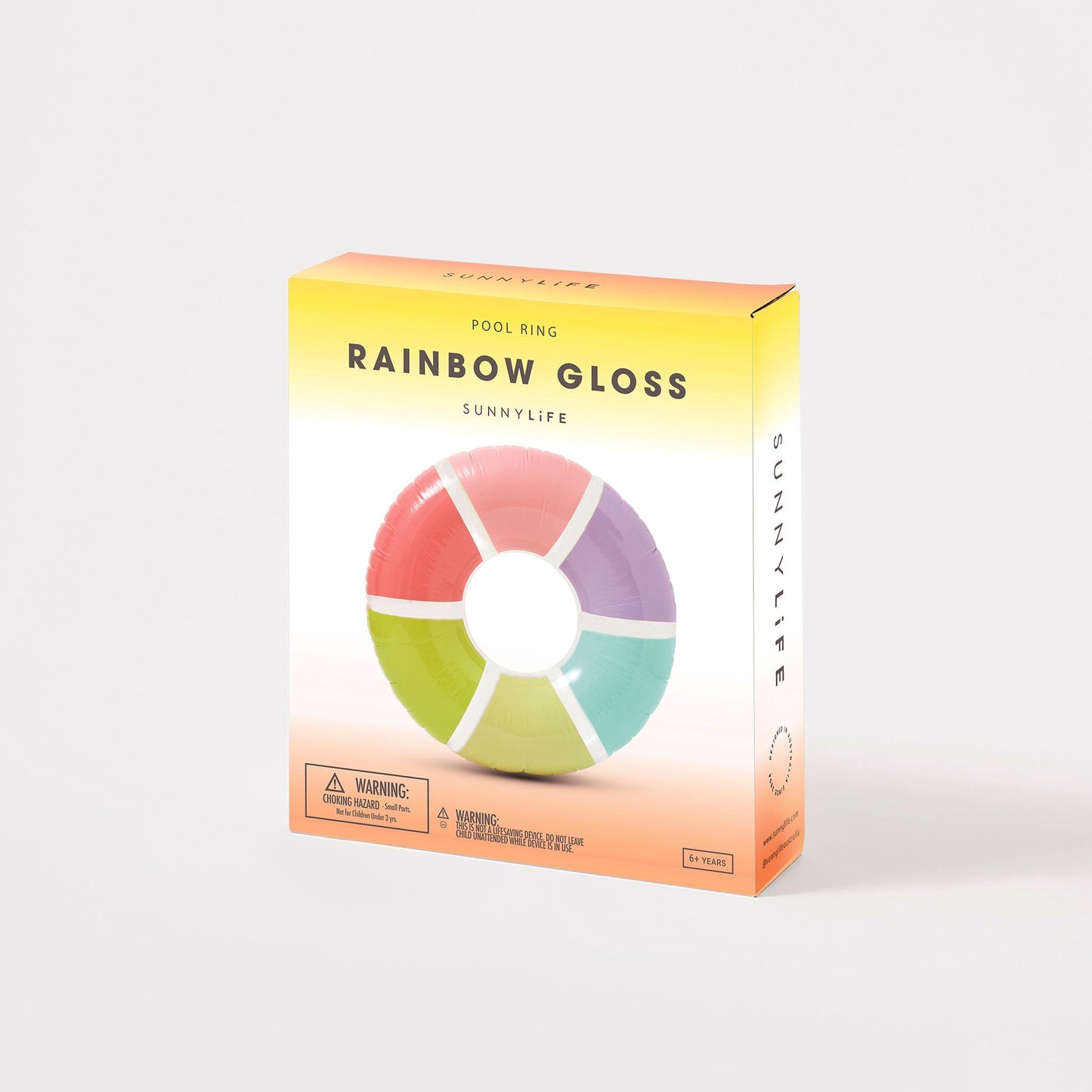 Rainbow Gloss Pool Ring - Spotty Dot Toys
