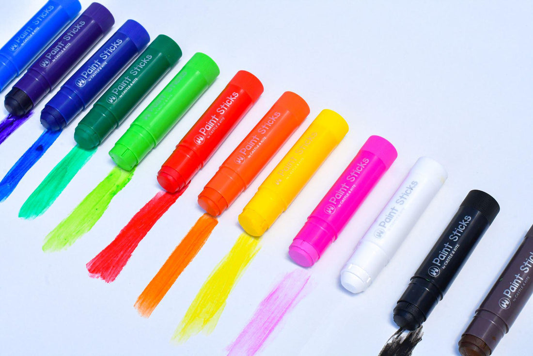 Rainbow Paint Sticks - Spotty Dot Toys