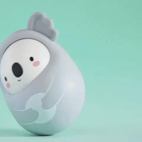 Koala Roly Poly Wobble Toy Spotty Dot Baby