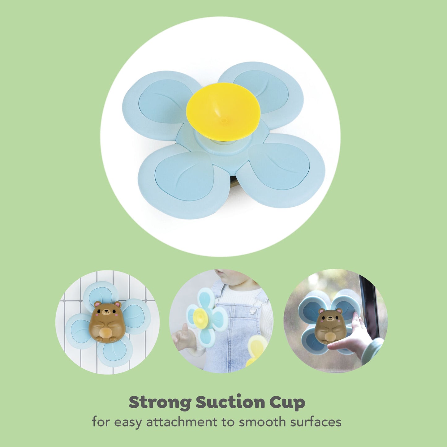 Sensory Spinner Bear Spotty Dot Toys