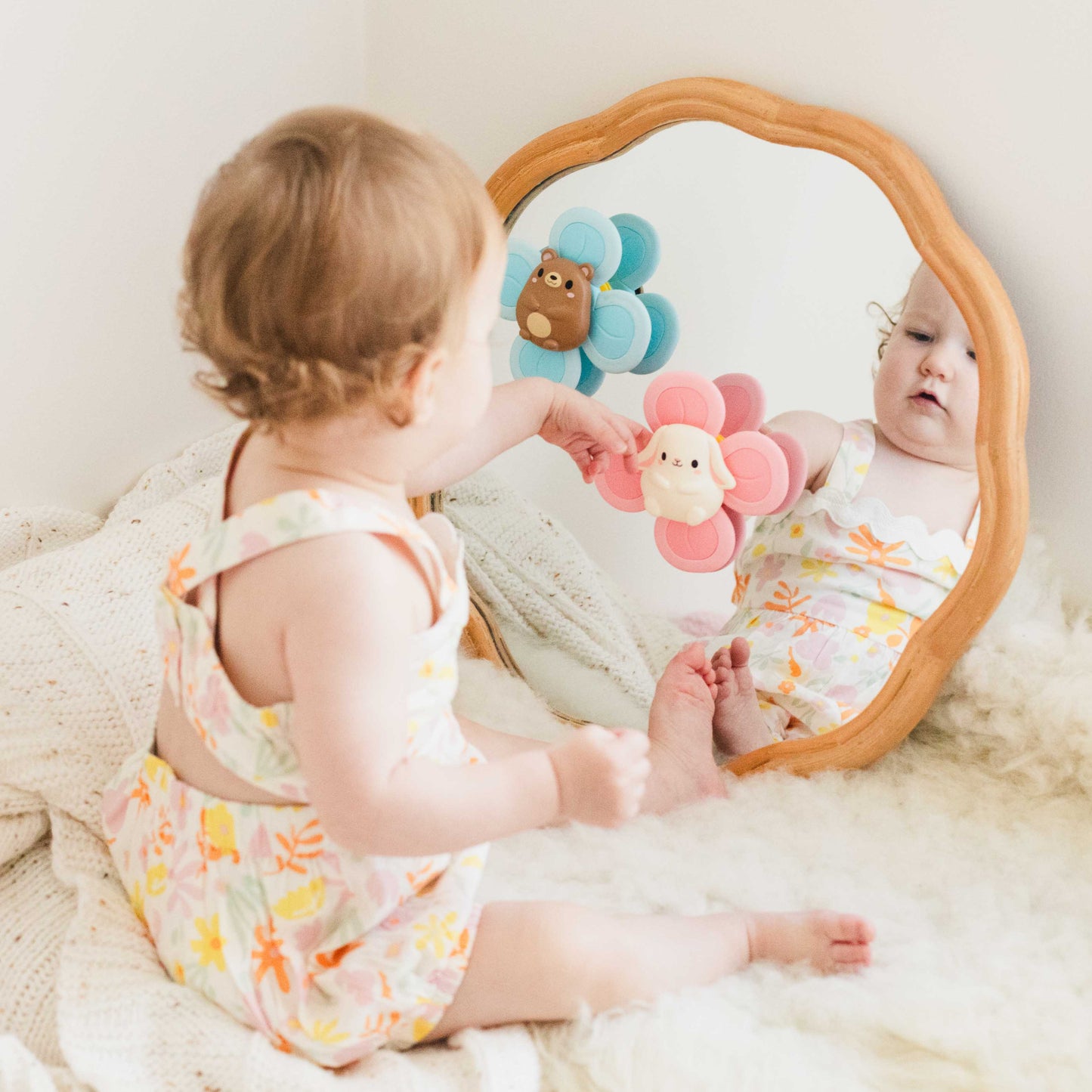 Sensory Spinners Bear & Bunny Spotty Dot Toys