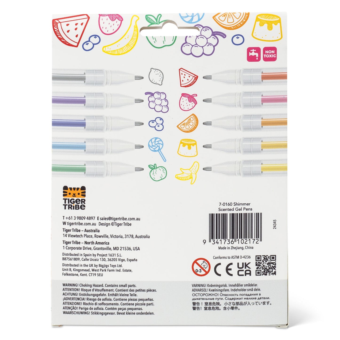 Shimmer Scented Gel Pens Spotty Dot Toys
