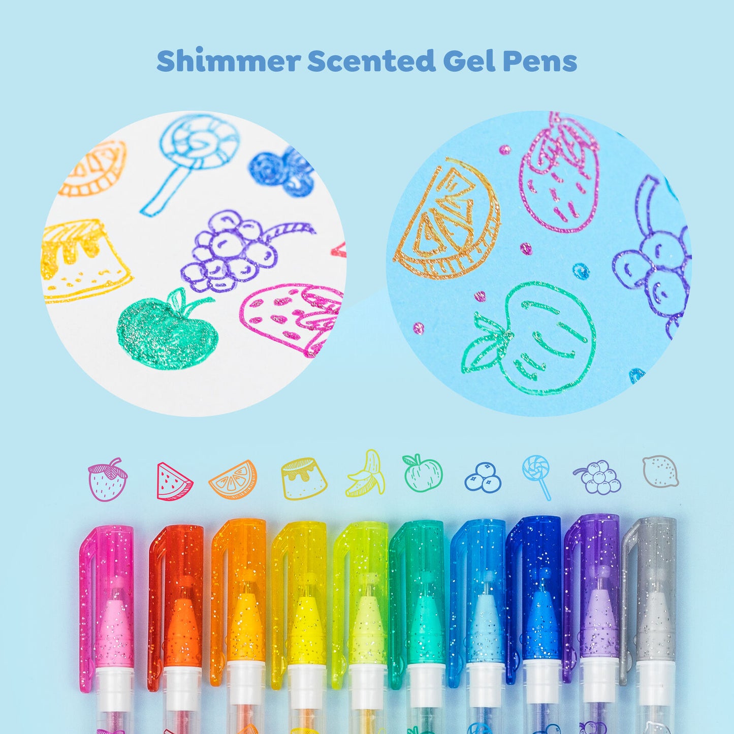 Shimmer Scented Gel Pens Spotty Dot Toys