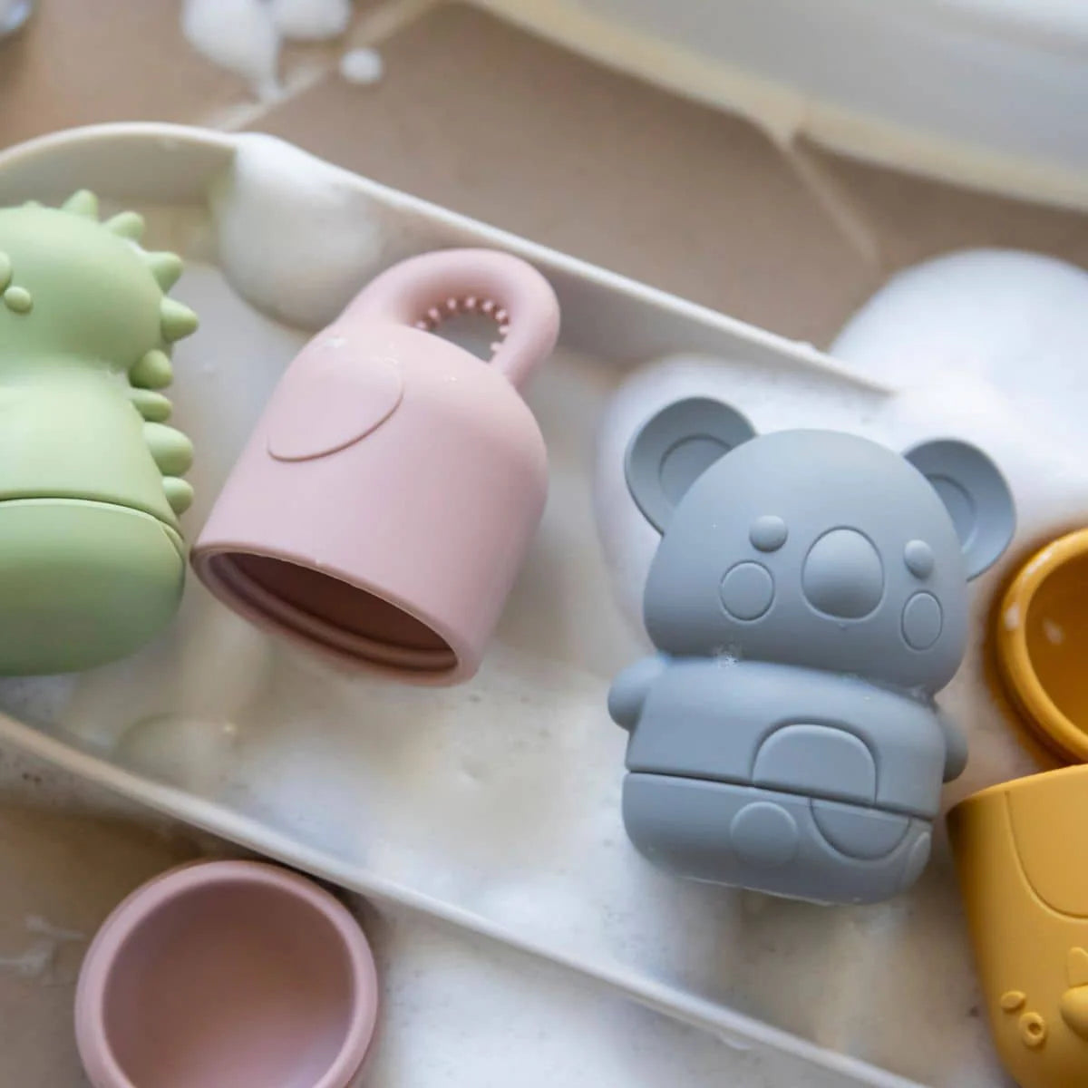 Silicone Bath Toys Animal Friends Spotty Dot Toys