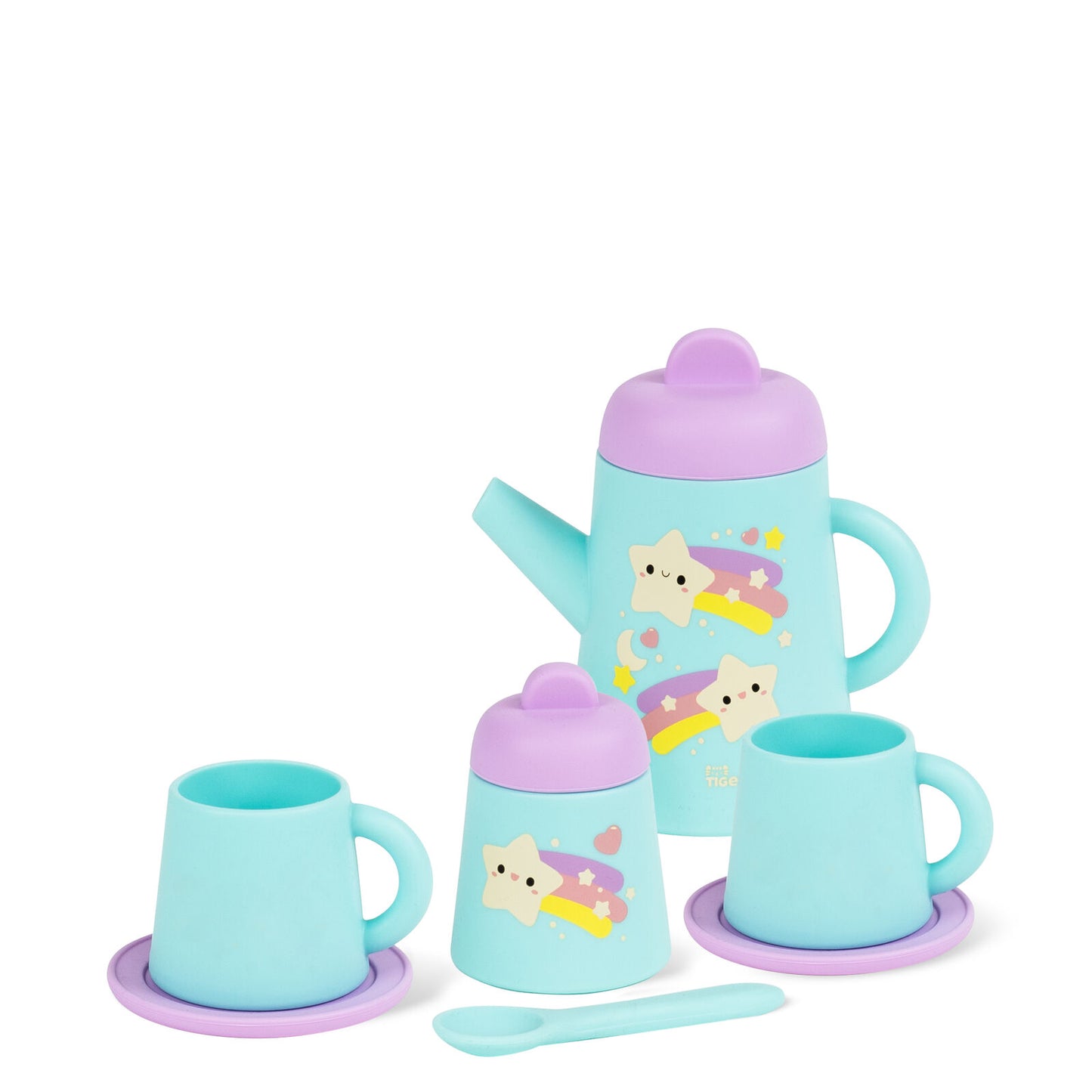 Silicone Tea Set Starlight Party Spotty Dot Toys