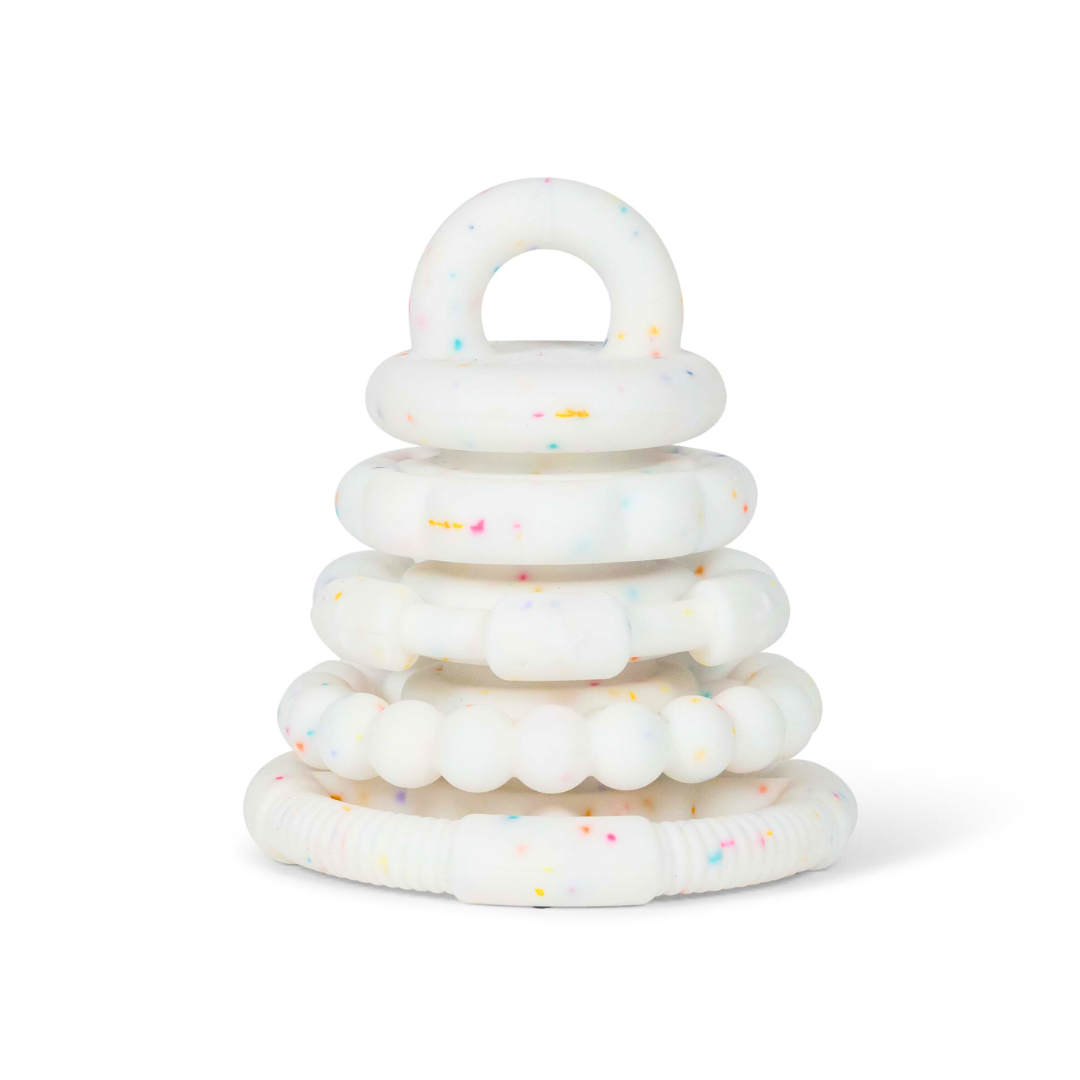 Silicone Stacker Teething Toy -Sprinkle-Spotty Dot