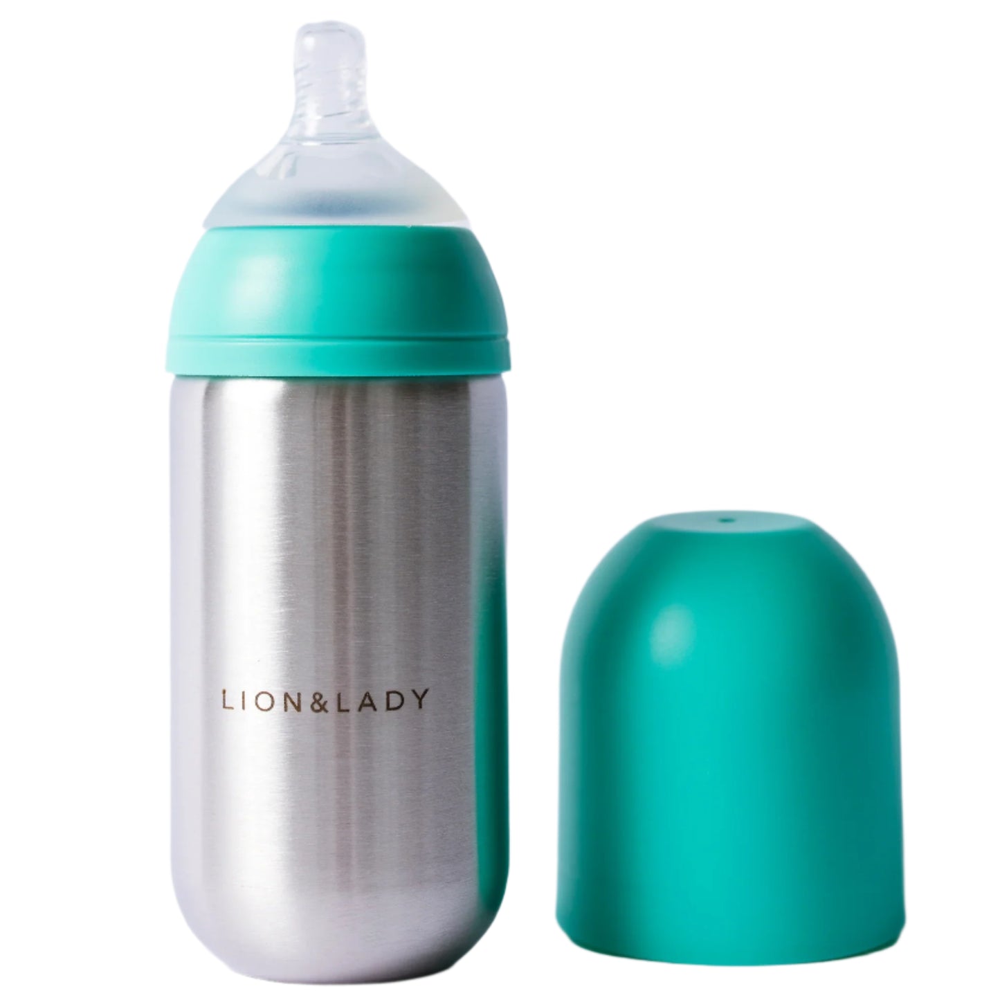 Stainless Steel Baby Bottle Mint Spotty Dot Child