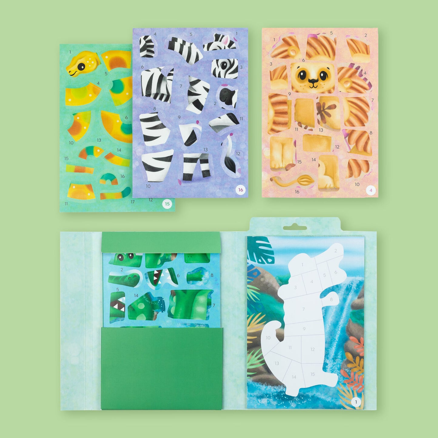Sticker by Numbers Animals Spotty Dot Toys