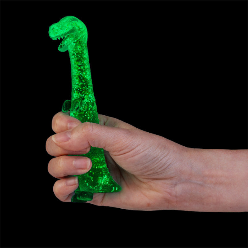 Stretchy Dino Glow in the Dark Super Squeeze Spotty Dot Kids