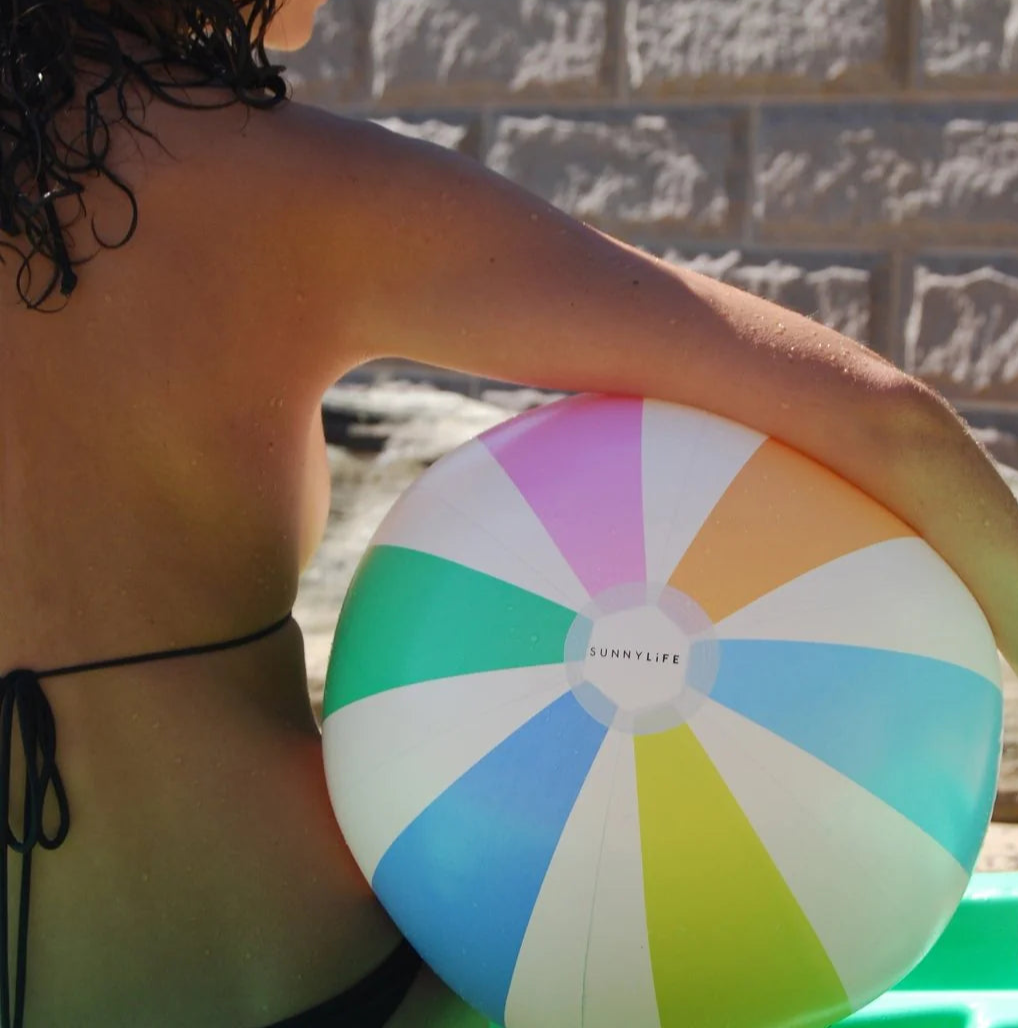 Sunnylife Pool Side Inflatable Beach Ball Pastel Gelato Spotty Dot Kids