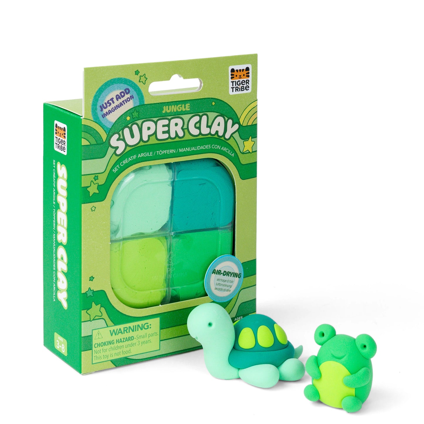 Super Air Dry Clay Jungle Green Spotty Dot Toys
