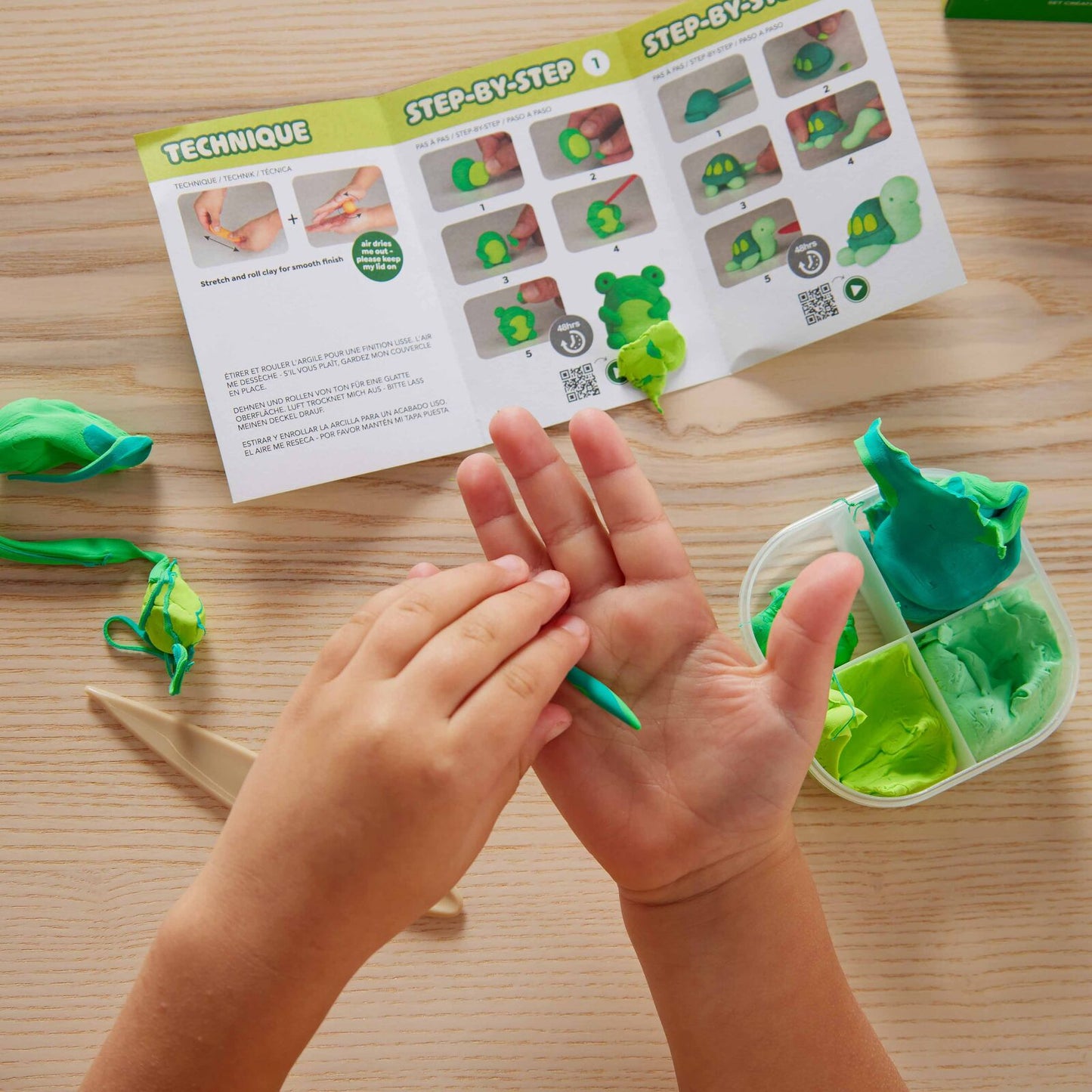 Super Air Dry Clay Jungle Instructions Spotty Dot Toys