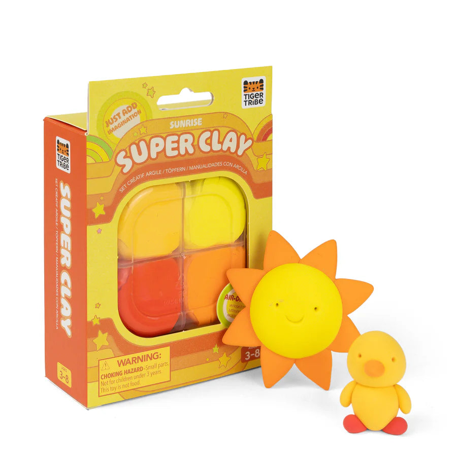 Super Air Dry Clay Sunrise Orange Spotty Dot Toys