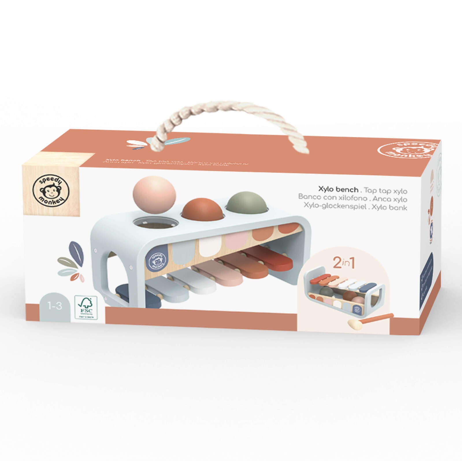 Xylo Bench - Tap Tap Xylophone - Spotty Dot Toys