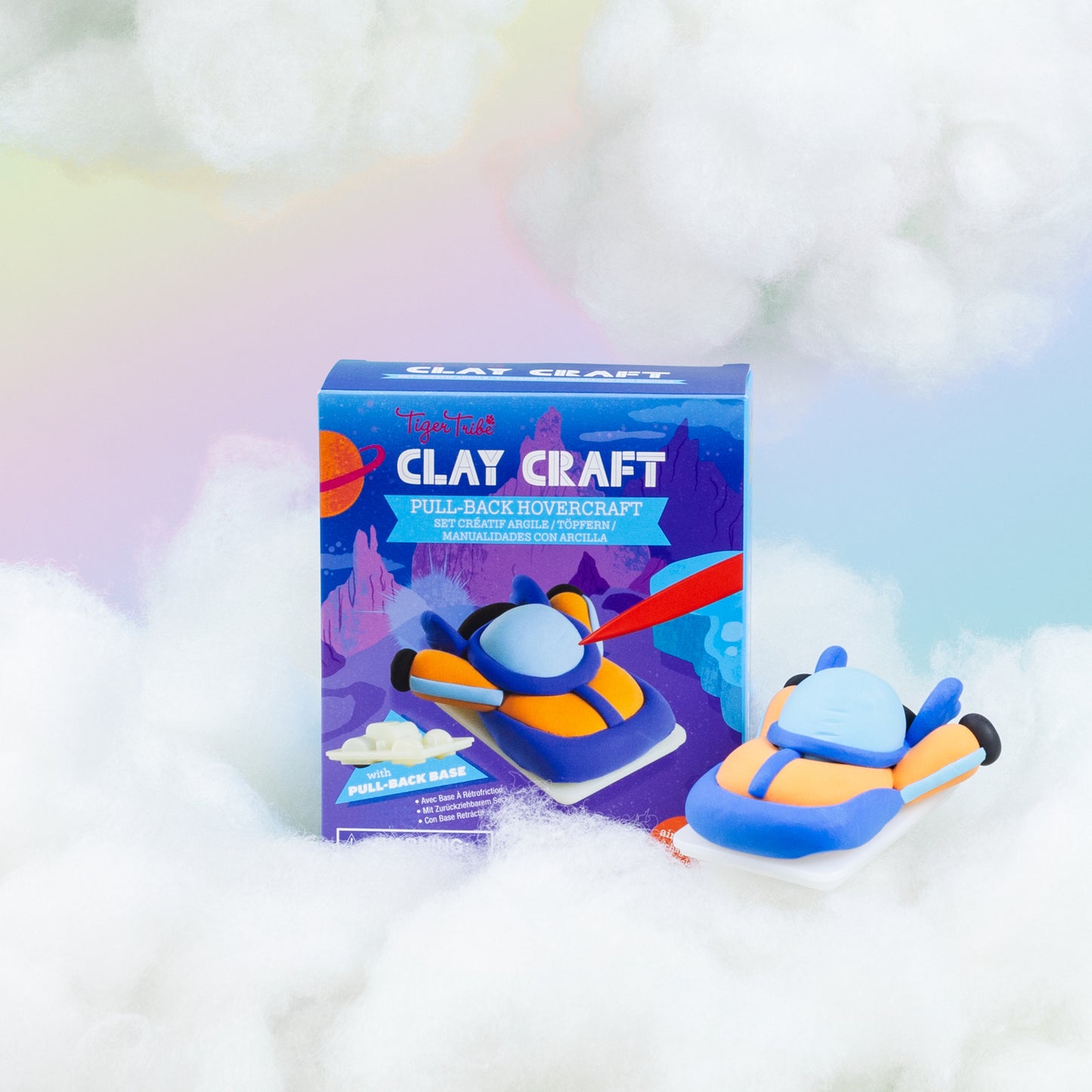 Tiger Tribe Clay Craft Hovercraft - Spotty Dot Toys