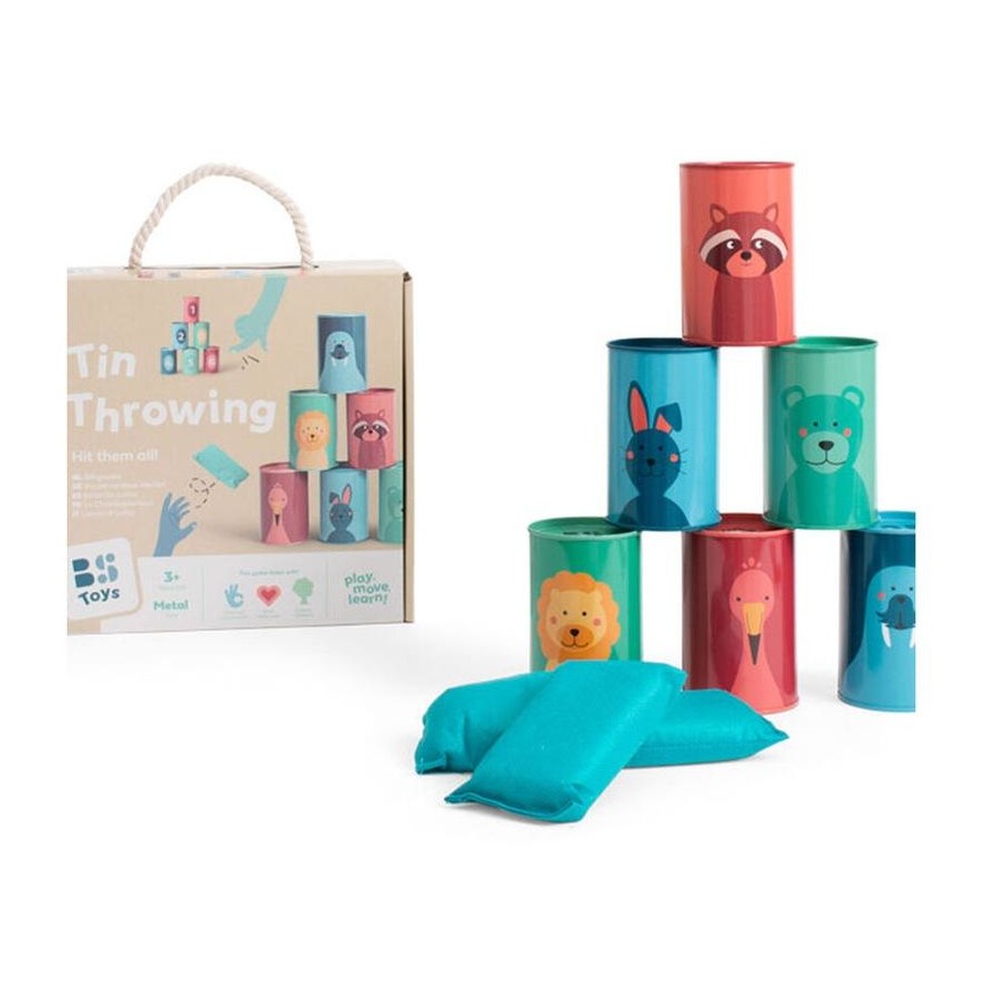Tin Throwing Vintage Kids Game Spotty Dot Toys