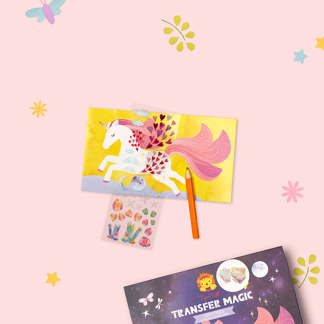Transfer Magic Unicorns Spotty Dot