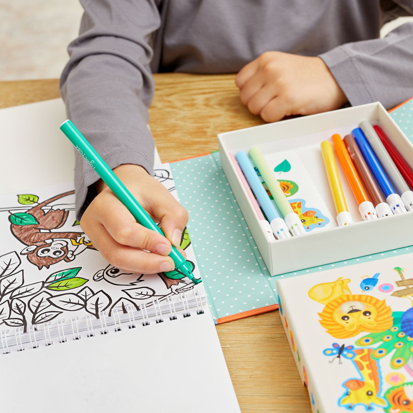 Zoo Colouring Set - Spotty Dot Toys AU