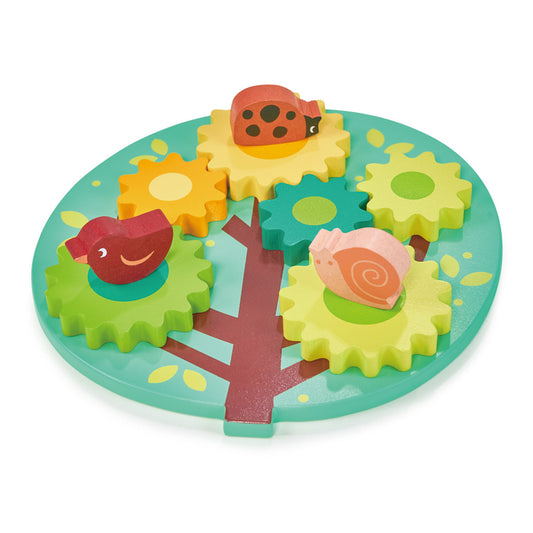Tree Gears & Cogs Wooden Toy Spotty Dot Kids
