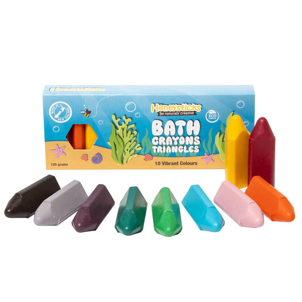 Bath Crayons Triangles - Spotty Dot Toys AU