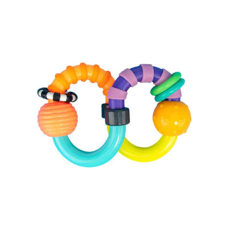 Twist a Roo Rattle Spotty Dot Baby