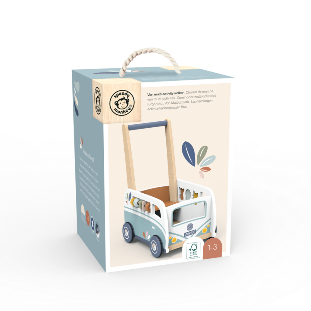 Van Multi Activity Walker Spotty Dot Toys