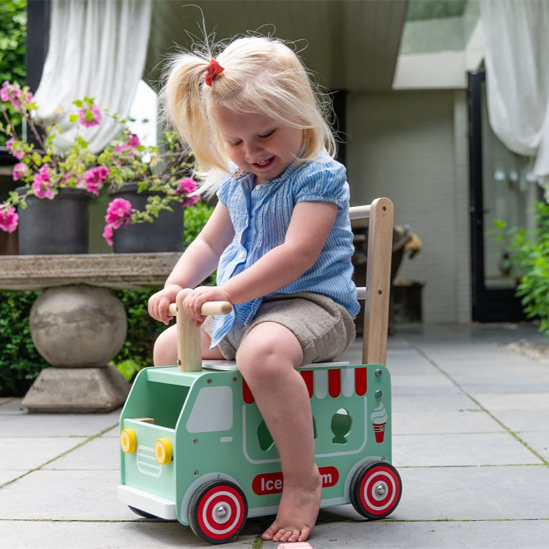 Walk and Ride Ice Cream Truck Shape Sorter Spotty Dot Toys