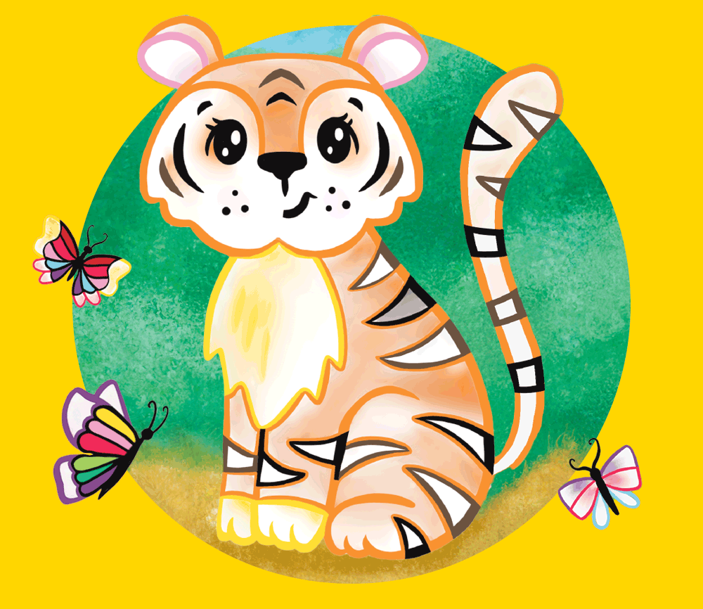 Wild Animals Paint a Picture Set Spotty Dot Toys