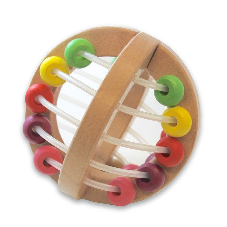 Wooden Eco Rainbow Ball Spotty Dot Toys