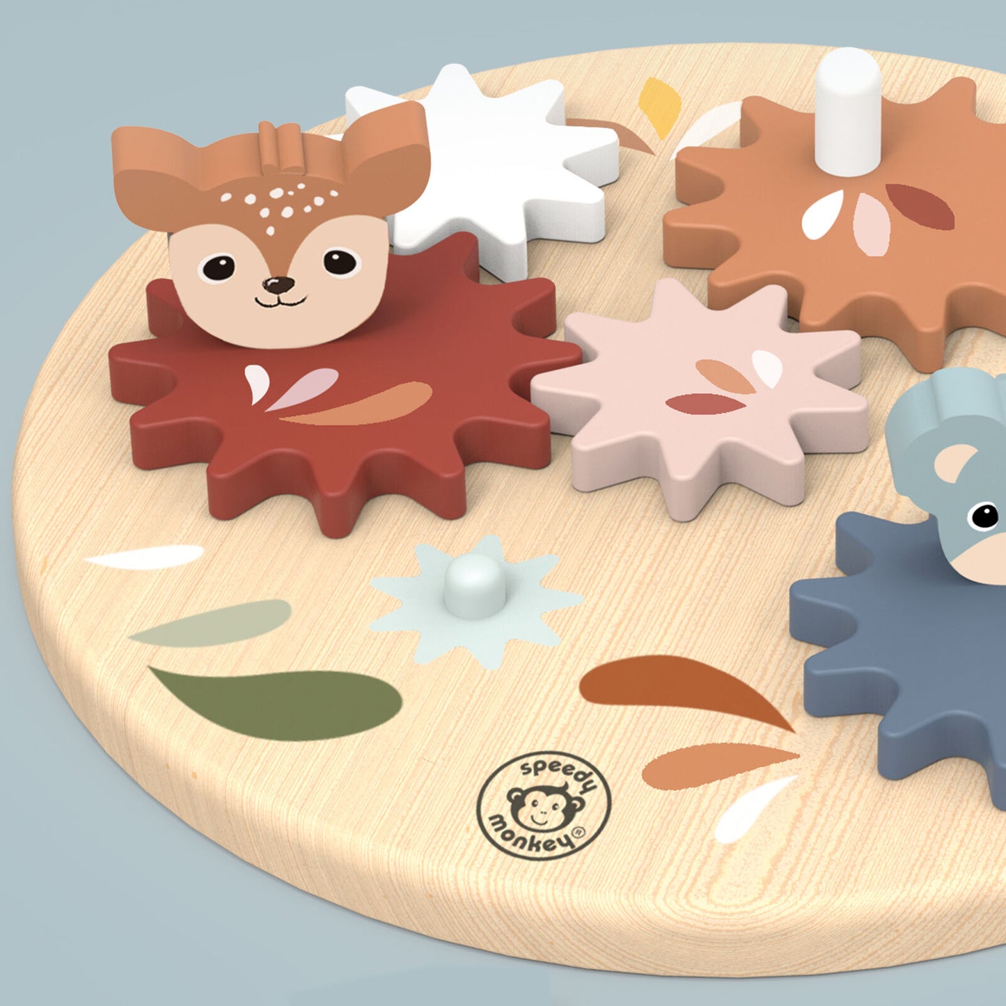 Wooden Gear Toy Spotty Dot Toys
