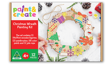Load image into Gallery viewer, Paint &amp; Create Christmas Wreath Kit -Spotty Dot Toys
