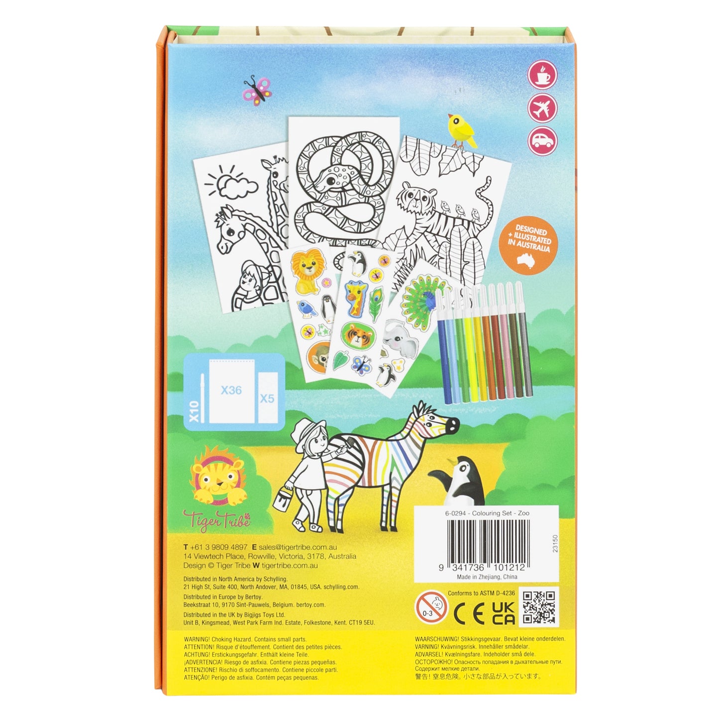 Zoo Colouring Set - Spotty Dot Toys AU