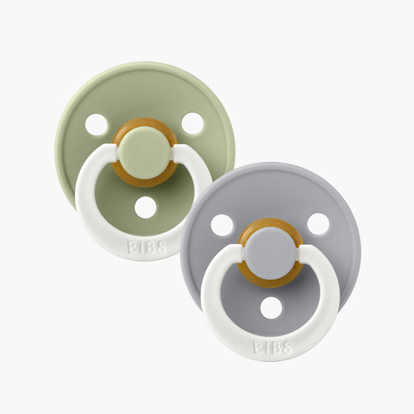 BIBS Sage / Cloud Glow Dummy Pacifier - Spotty Dot AU