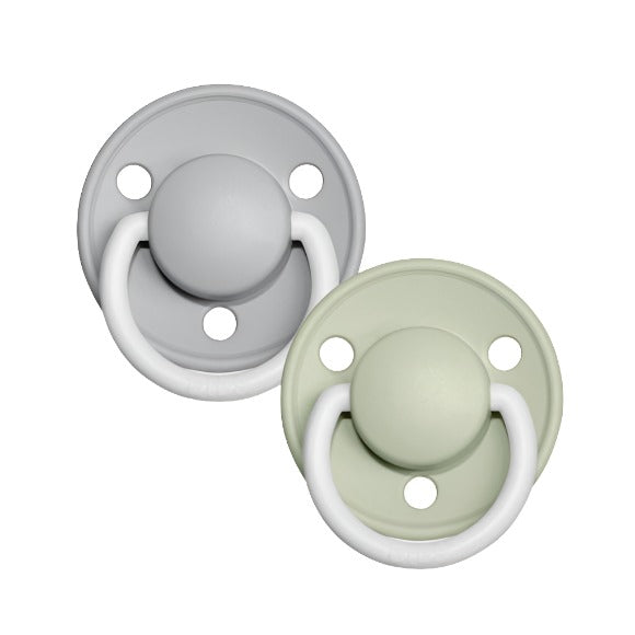 BIBS De Lux - Sage / Cloud Glow - Spotty Dot Baby