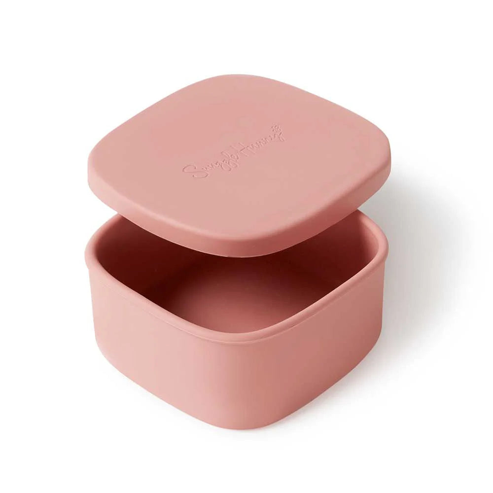 Snuggle Hunny Silicone Snack Box Rose Spotty Dot Baby