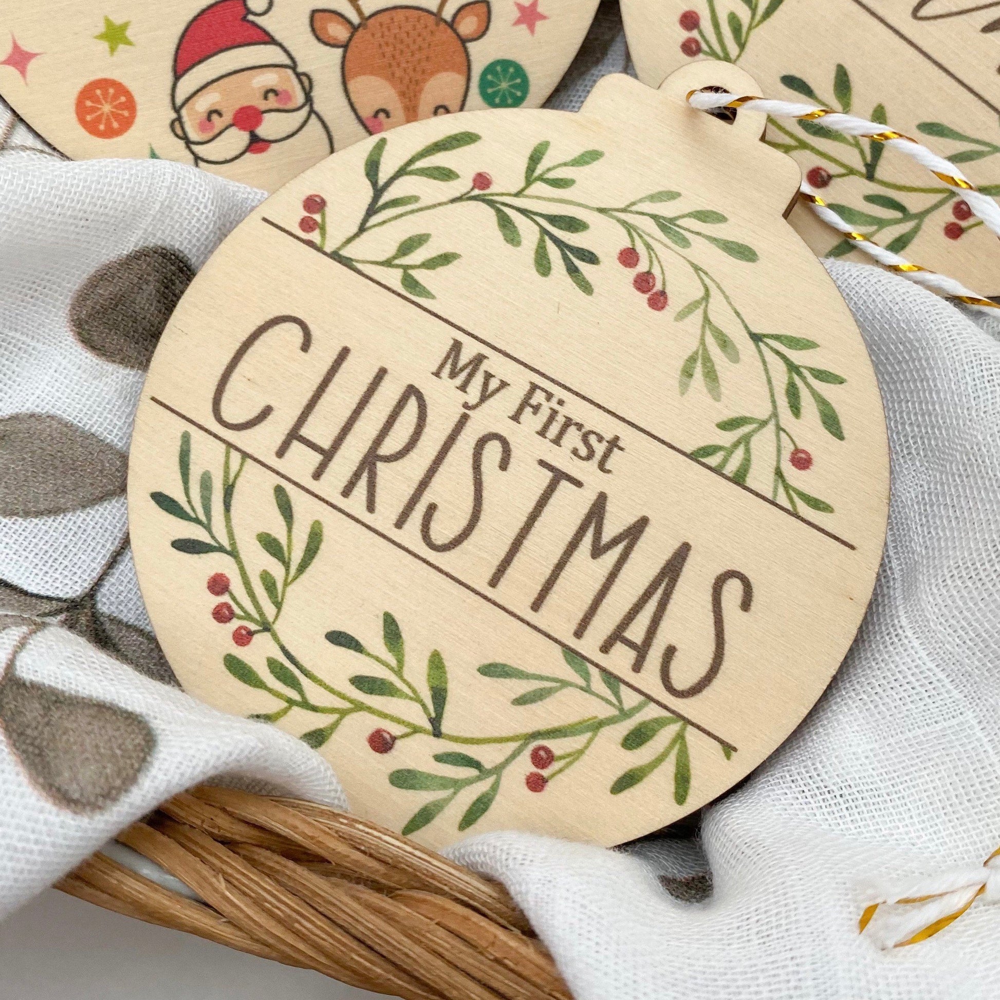 My First Christmas Bauble - Spotty Dot AU