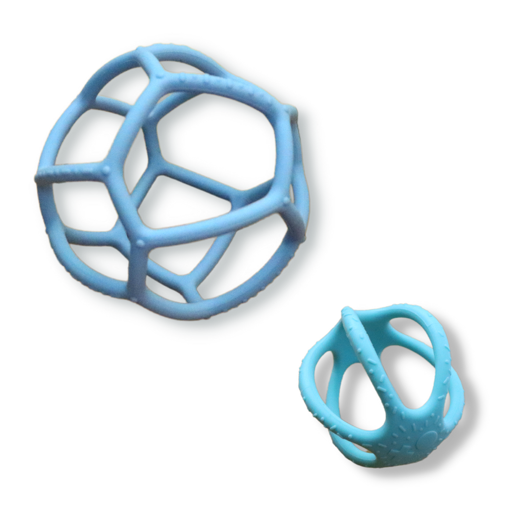 Blue & Soft Mint Sensory & Fidget Balls - Spotty Dot AU
