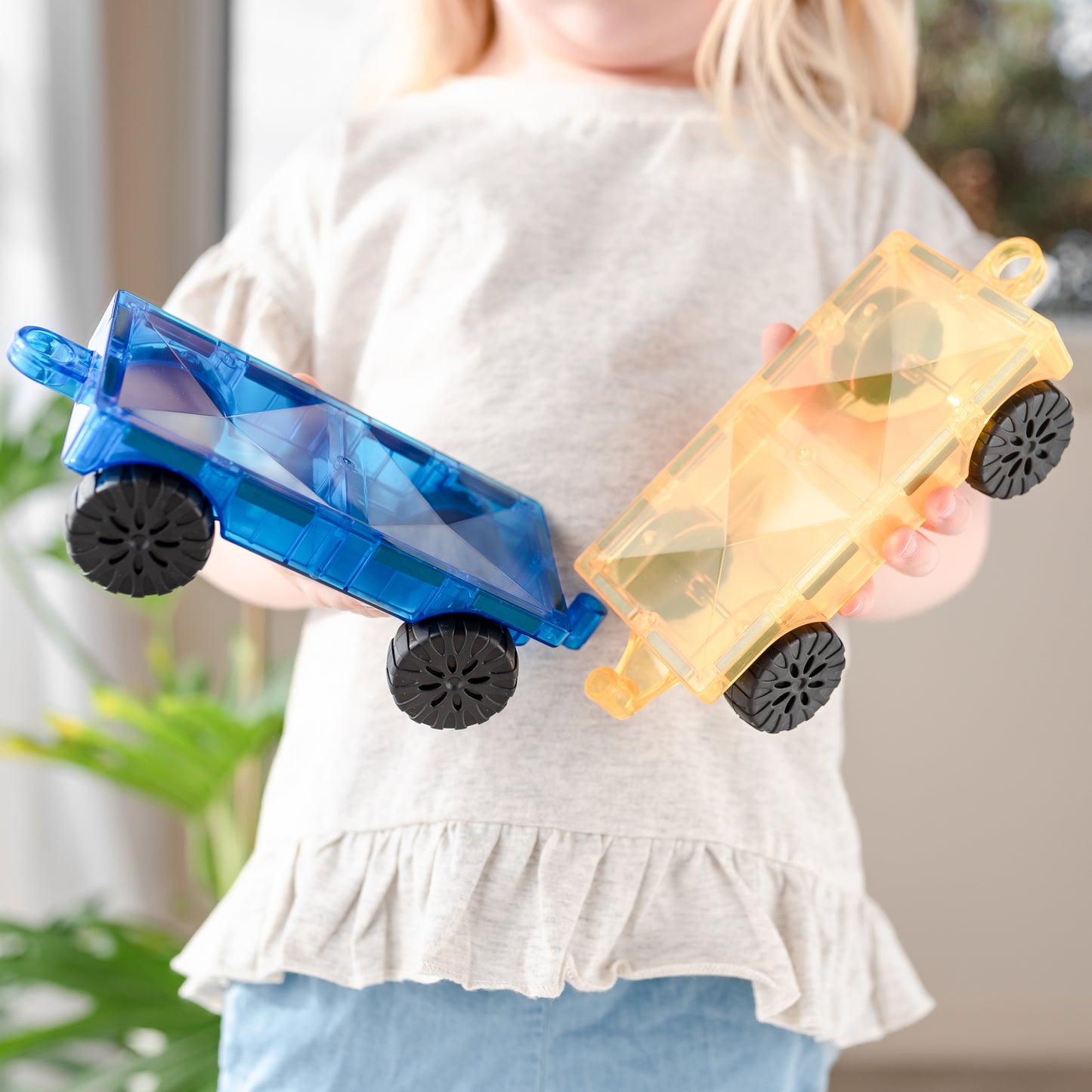 2 Piece Car Pack - Connetix Magnetic Tiles