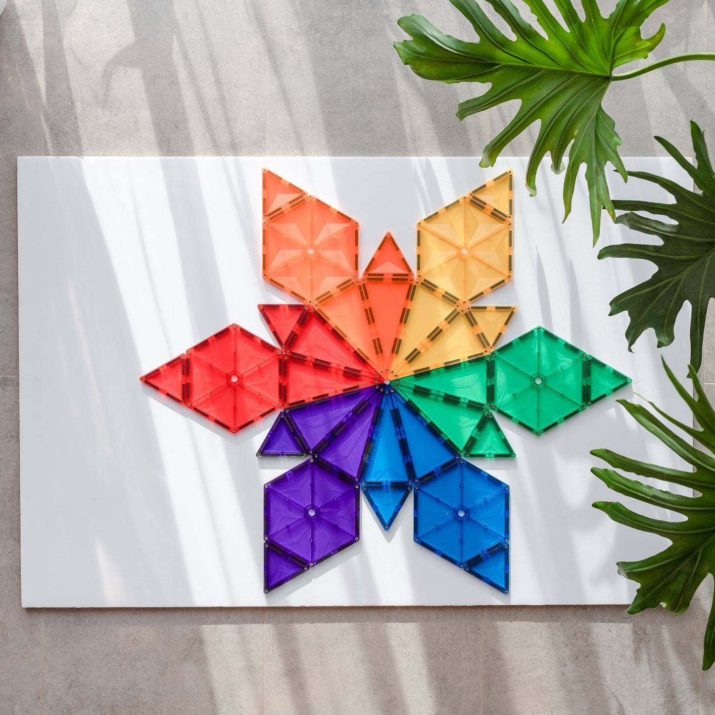 30 Piece Geometry Pack - Connetix Magnetic Tiles