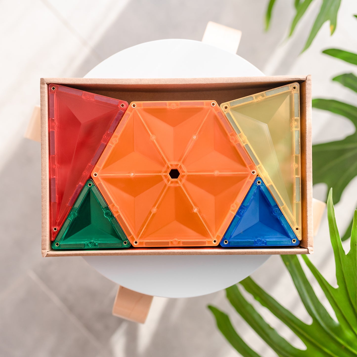 30 Piece Geometry Pack - Connetix Magnetic Tiles