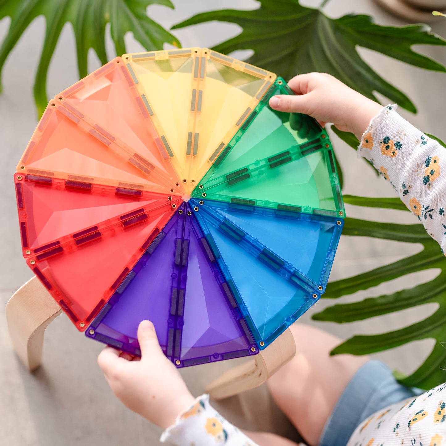30 Piece Geometry Pack - Connetix Magnetic Tiles