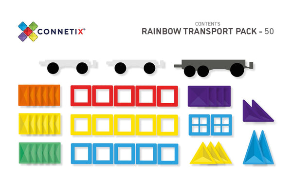 Connetix 50 Piece Transport Pack - Spotty Dot AU