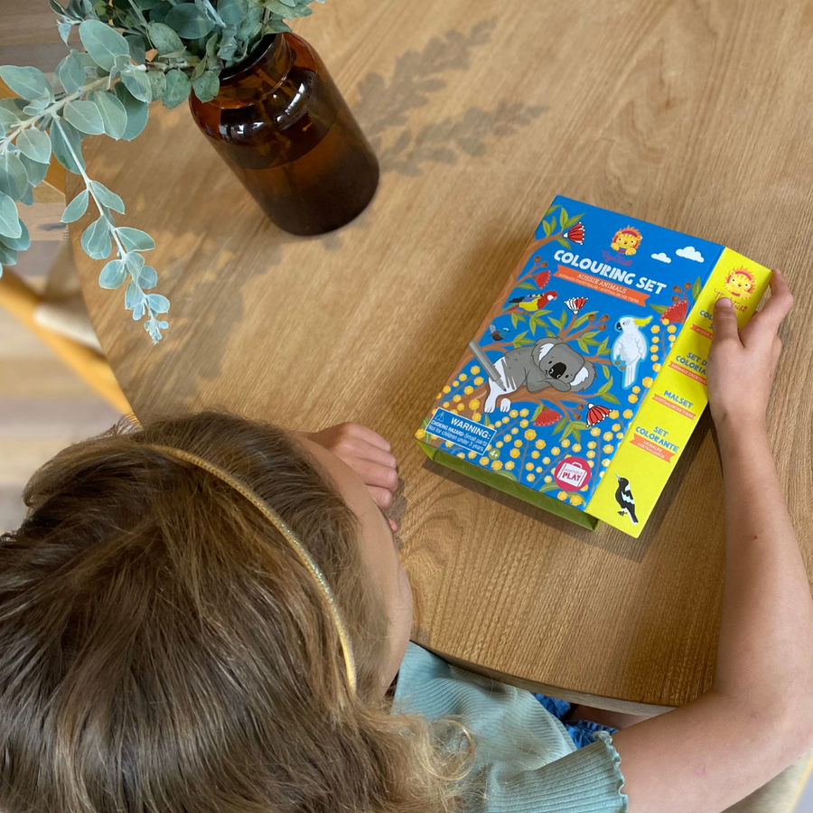 Aussie Animals Colouring Set - Spotty Dot AU