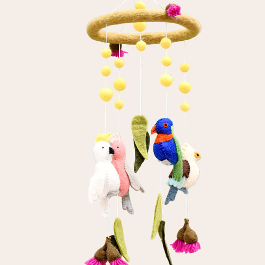 Aussie Birds Felt Mobile - Spotty Dot AU