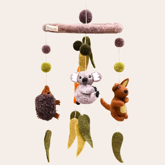 Australian Animals Felt Mobile Spotty Dot Toys AU