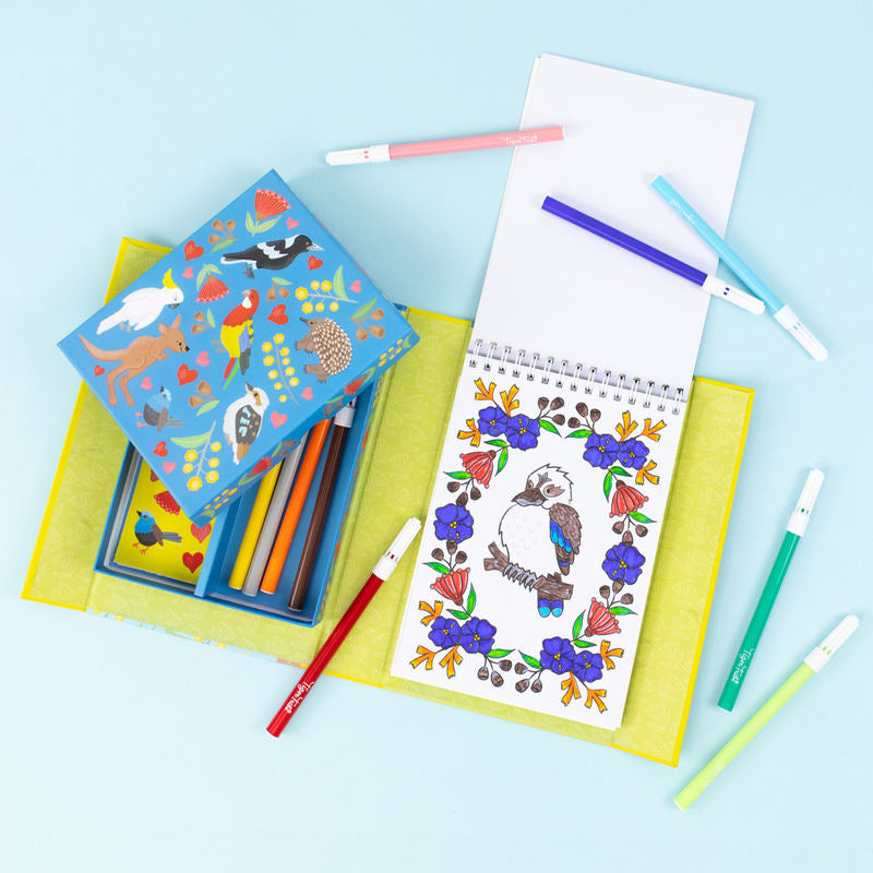 Aussie Animals Colouring Set - Spotty Dot AU