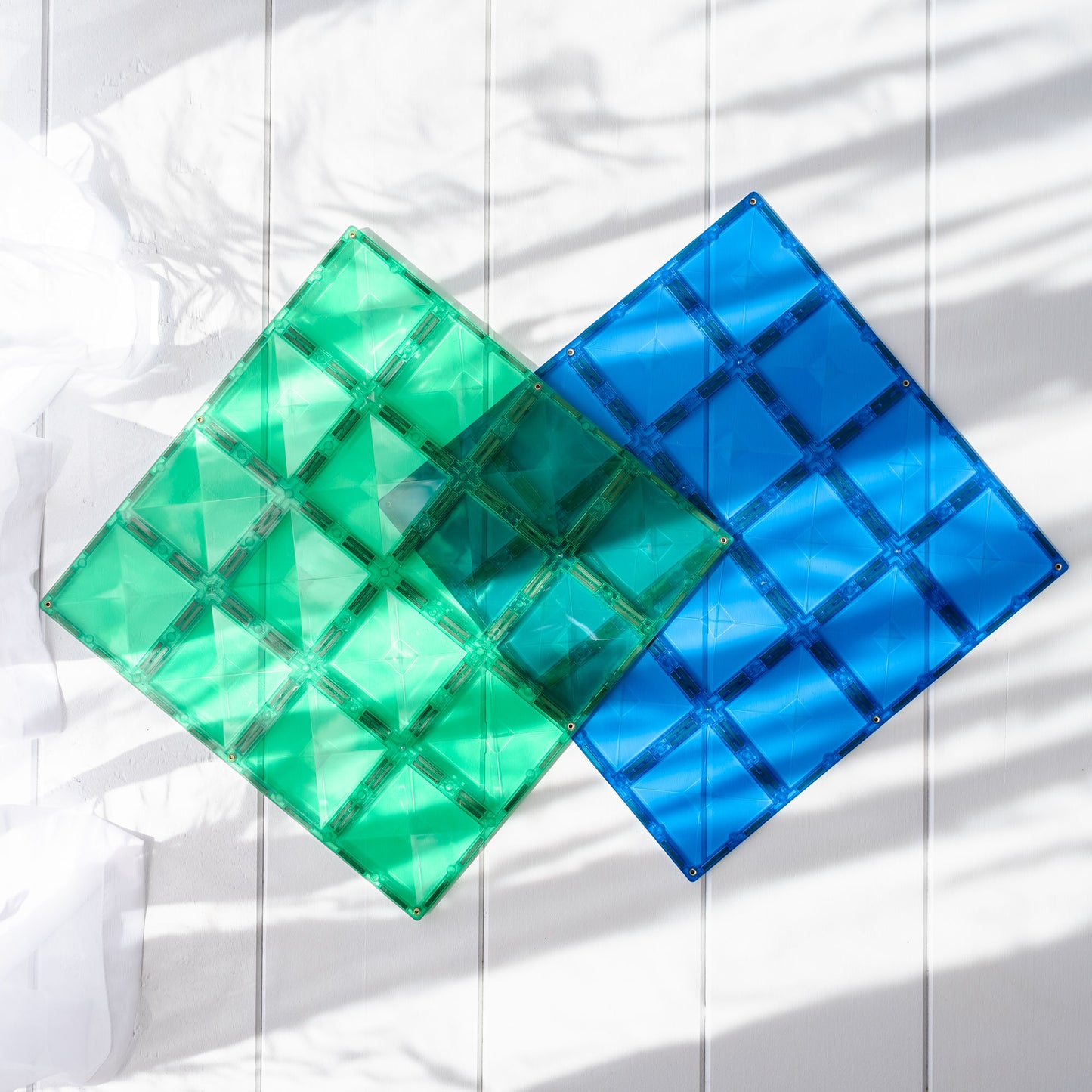 Connetix Magnetic Tiles - 2 Piece Base Plate Pack