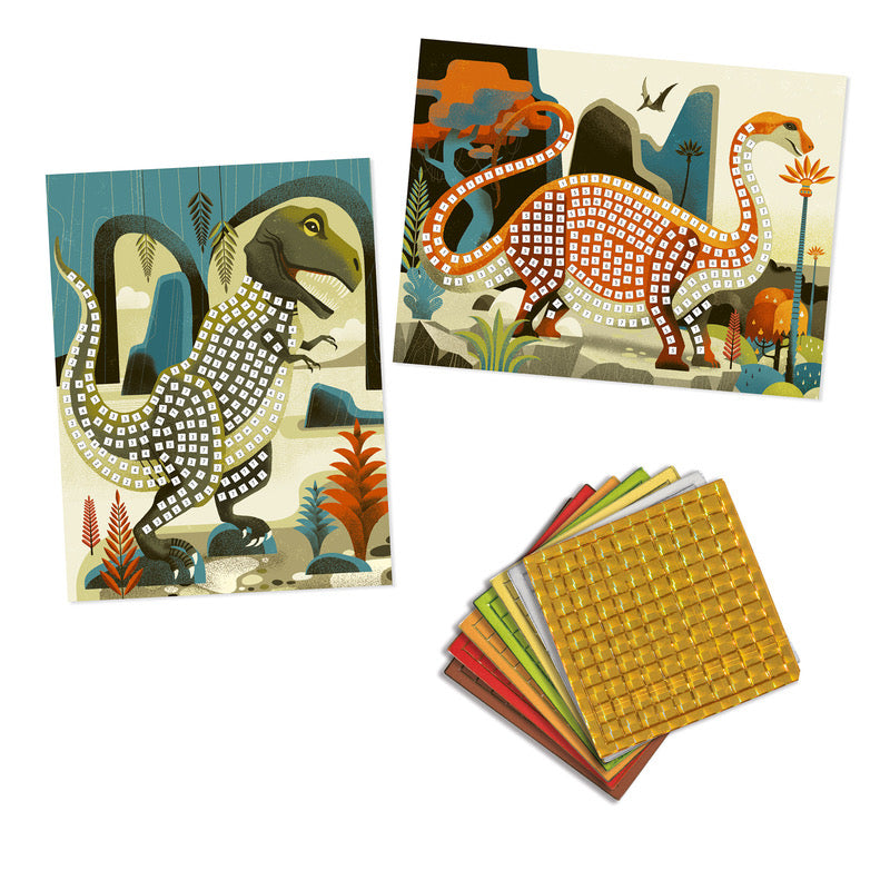Djeco Kids Dinosaur Mosaics - Spotty Dot Toys