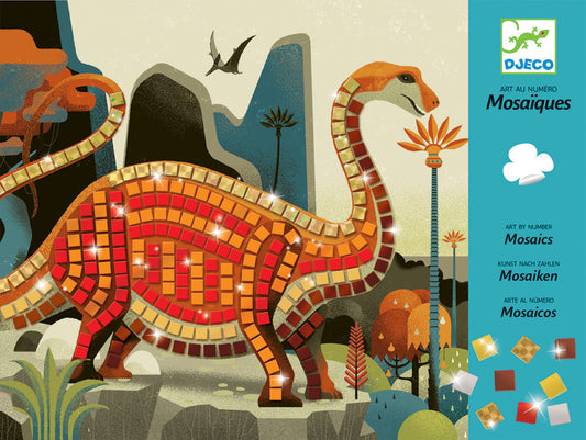 Djeco Kids Dinosaur Mosaics - Spotty Dot Toys