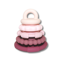 Load image into Gallery viewer, Dusty - Silicone Stacker Teether Toy - Spotty Dot AU
